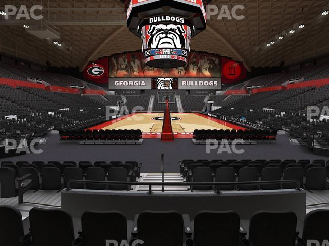 Stegeman Coliseum - Section M Seat View