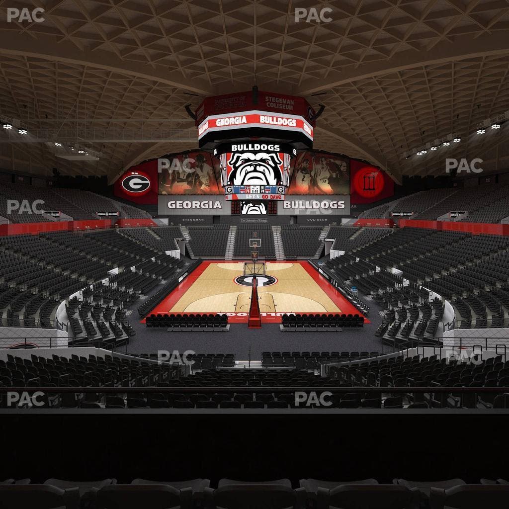 Stegeman Coliseum - Section Mm Seat View