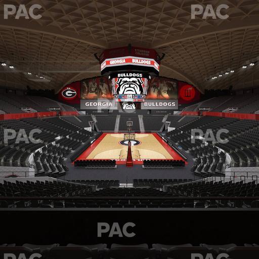 Stegeman Coliseum - Section Mm Seat View