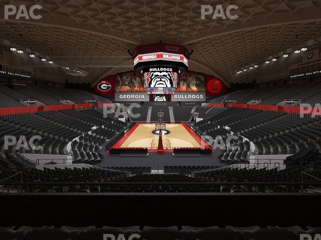 Stegeman Coliseum - Section Mm Seat View