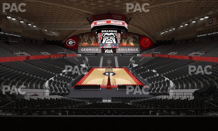 Stegeman Coliseum - Section Mm Seat View