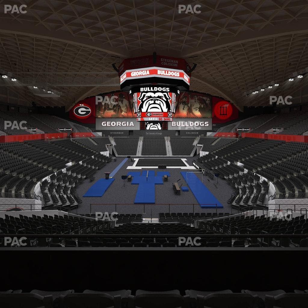 Stegeman Coliseum - Section Mm Seat View