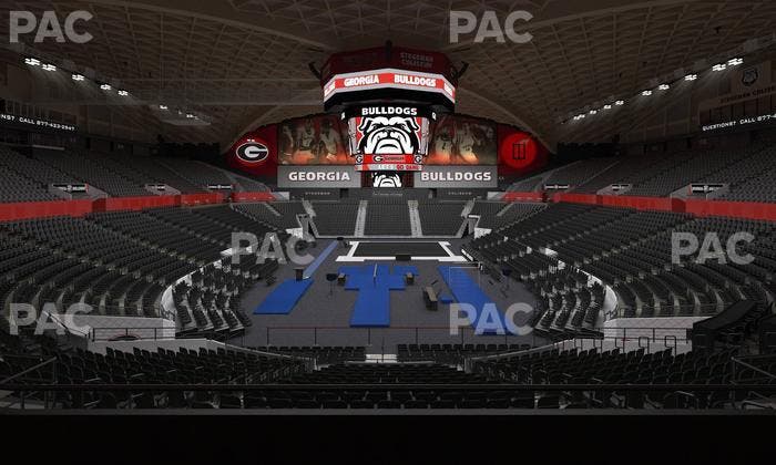 Stegeman Coliseum - Section Mm Seat View