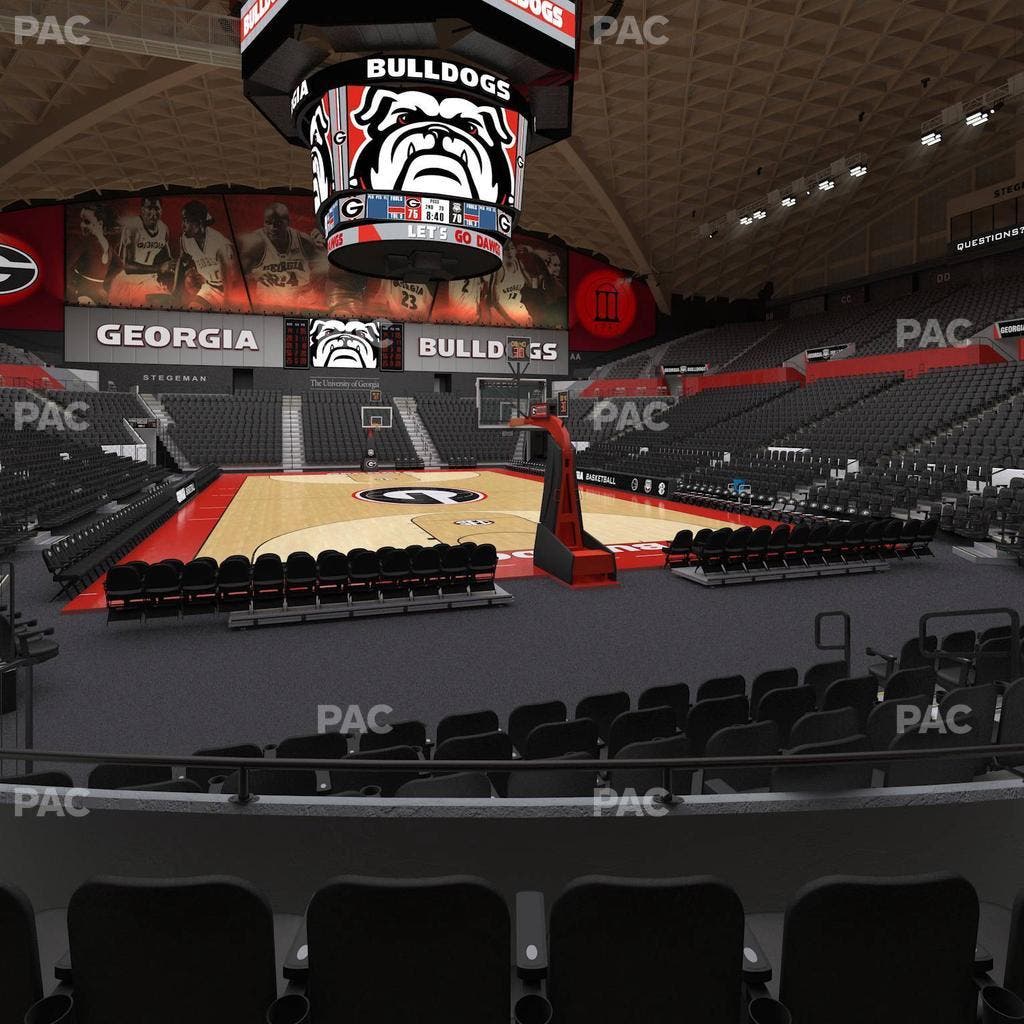 Stegeman Coliseum - Section N Seat View
