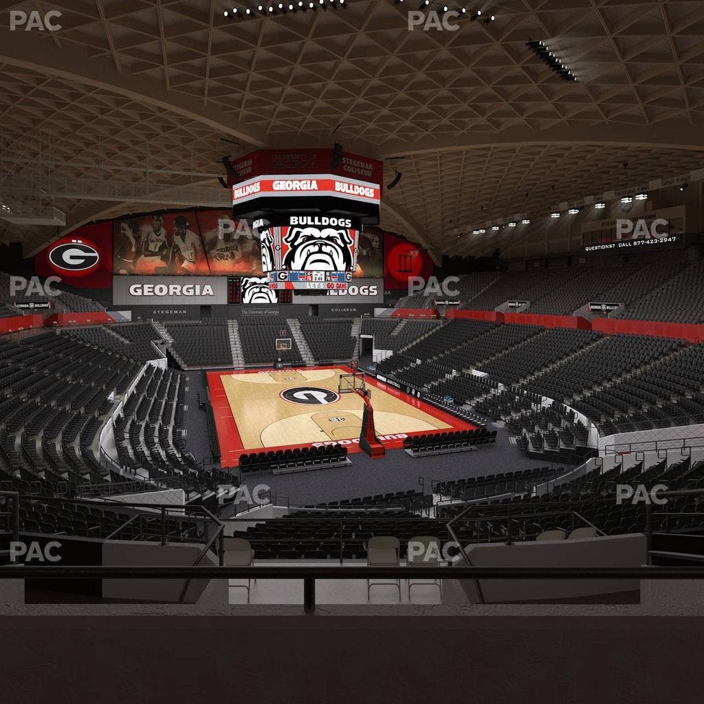 Stegeman Coliseum - Section Nn Seat View