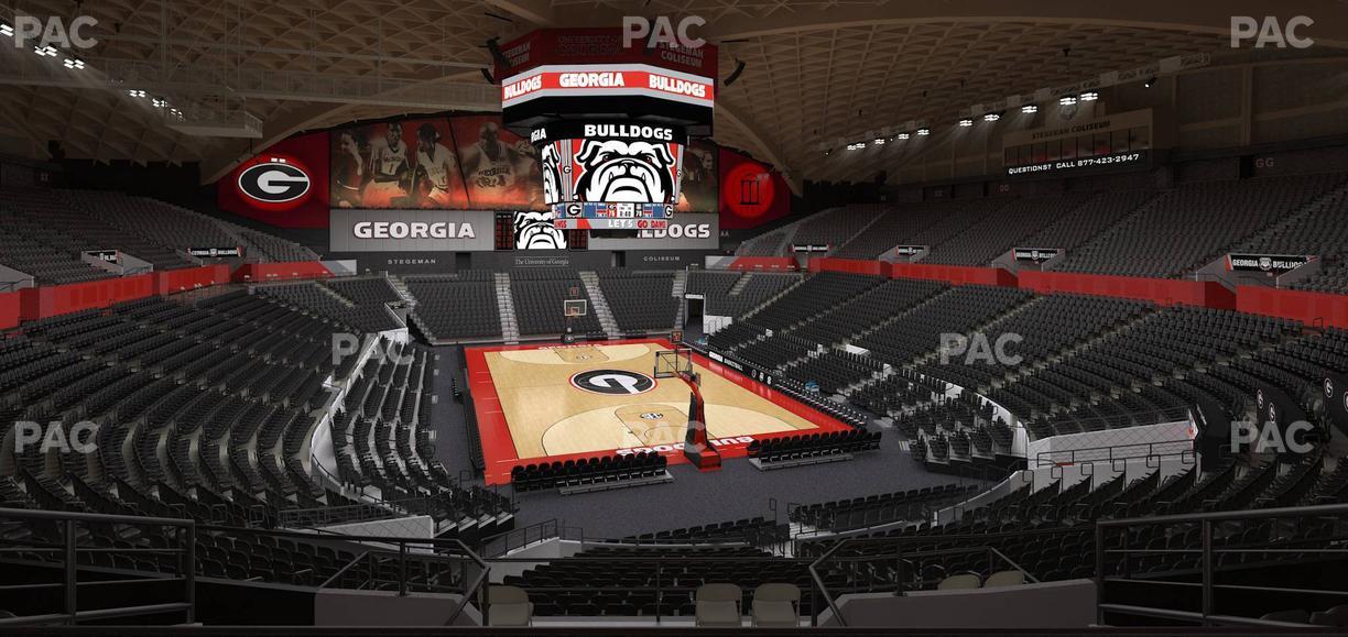 Stegeman Coliseum - Section Nn Seat View