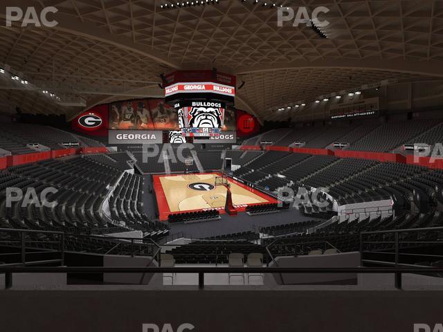 Stegeman Coliseum - Section Nn Seat View