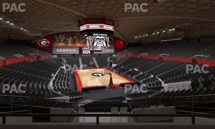 Stegeman Coliseum - Section Nn Seat View