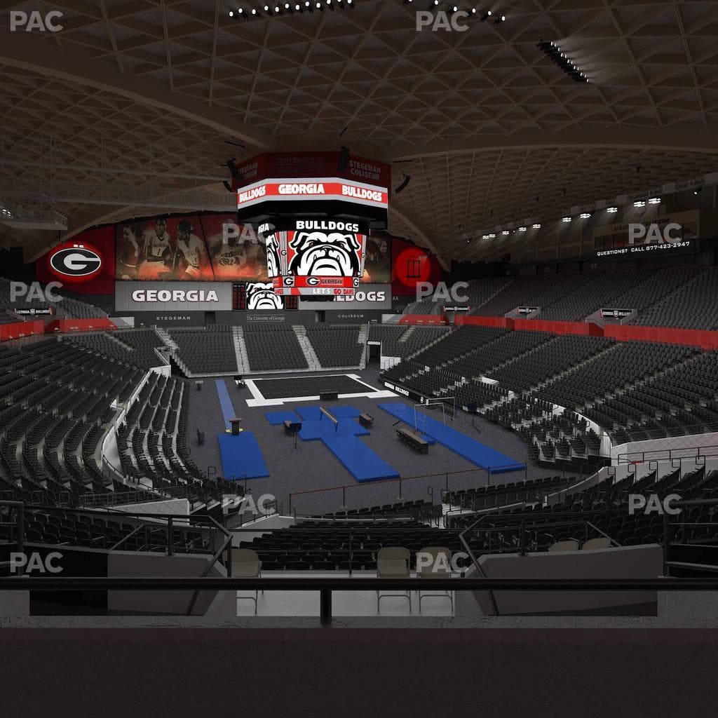 Stegeman Coliseum - Section Nn Seat View