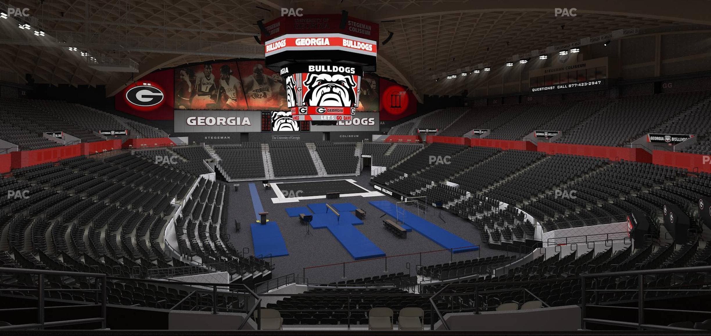 Stegeman Coliseum - Section Nn Seat View