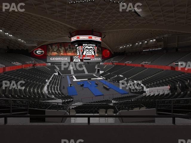 Stegeman Coliseum - Section Nn Seat View