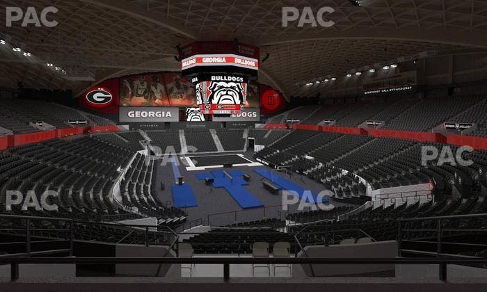Stegeman Coliseum - Section Nn Seat View