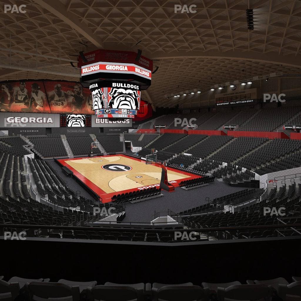Stegeman Coliseum - Section Oo Seat View