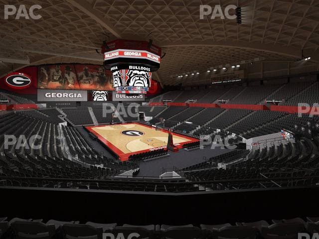 Stegeman Coliseum - Section Oo Seat View