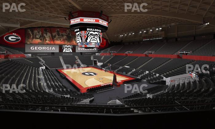 Stegeman Coliseum - Section Oo Seat View
