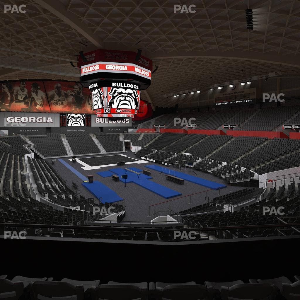 Stegeman Coliseum - Section Oo Seat View