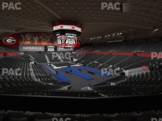 Stegeman Coliseum - Section Oo Seat View