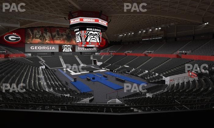 Stegeman Coliseum - Section Oo Seat View