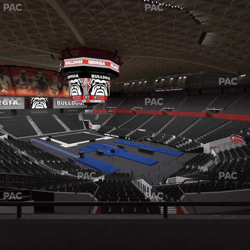 Stegeman Coliseum - Section Pp Seat View