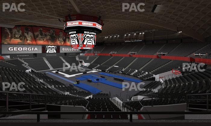 Stegeman Coliseum - Section Pp Seat View