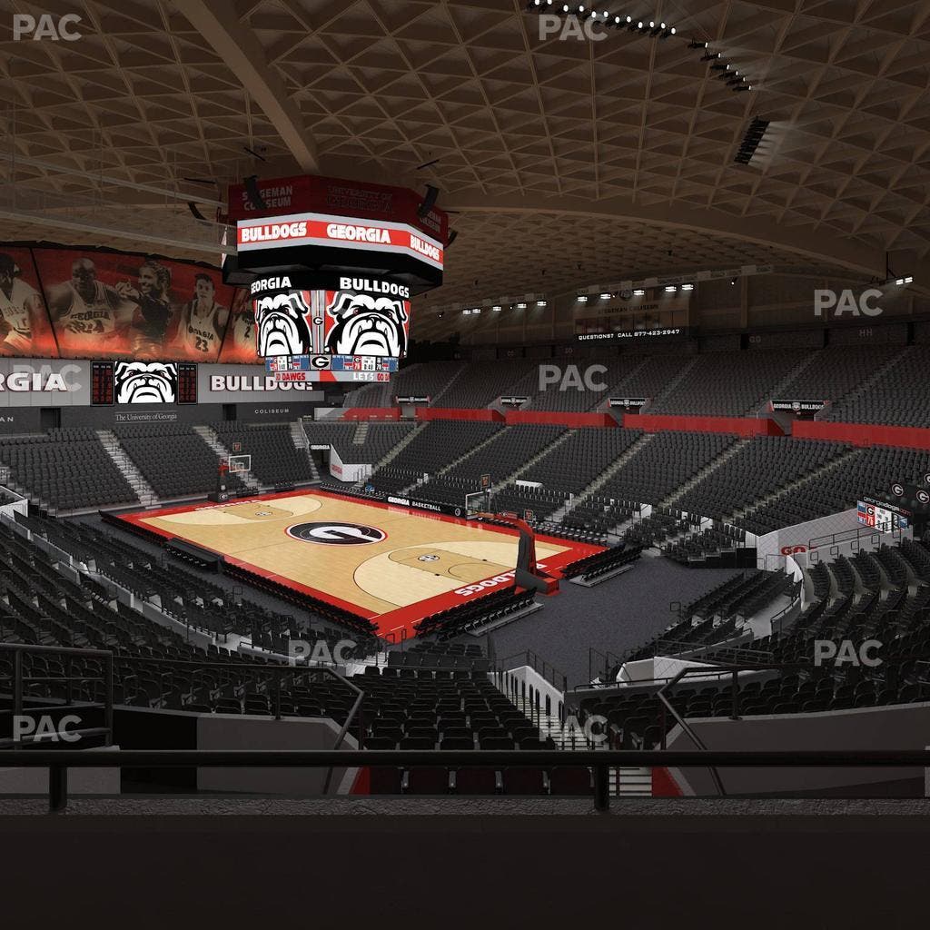 Stegeman Coliseum - Section Pp Seat View