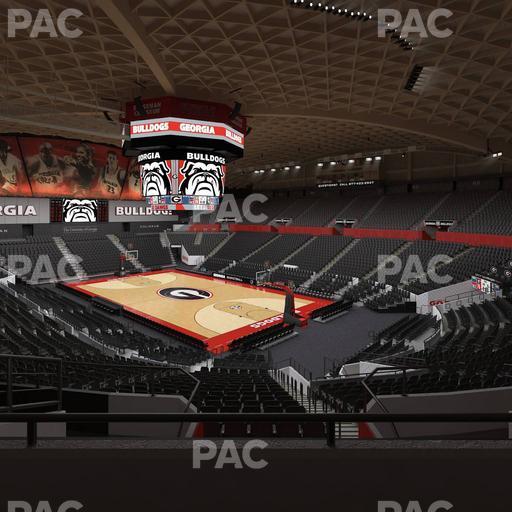 Stegeman Coliseum - Section Pp Seat View