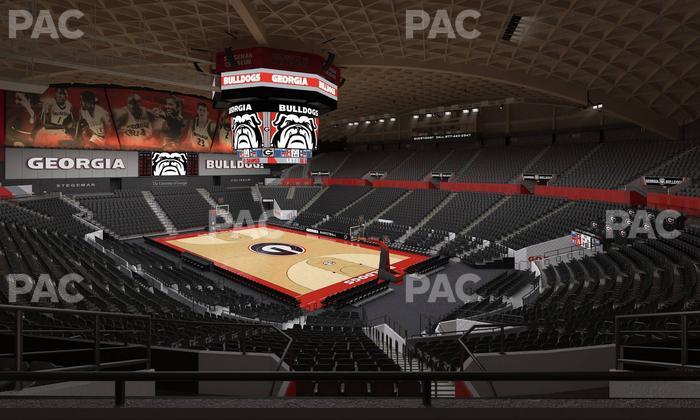 Stegeman Coliseum - Section Pp Seat View