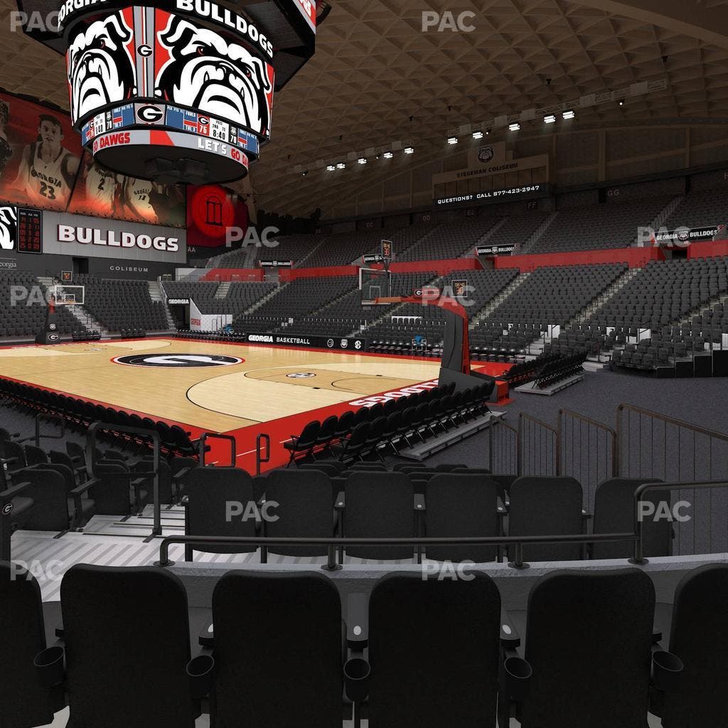 Stegeman Coliseum - Section Q Seat View