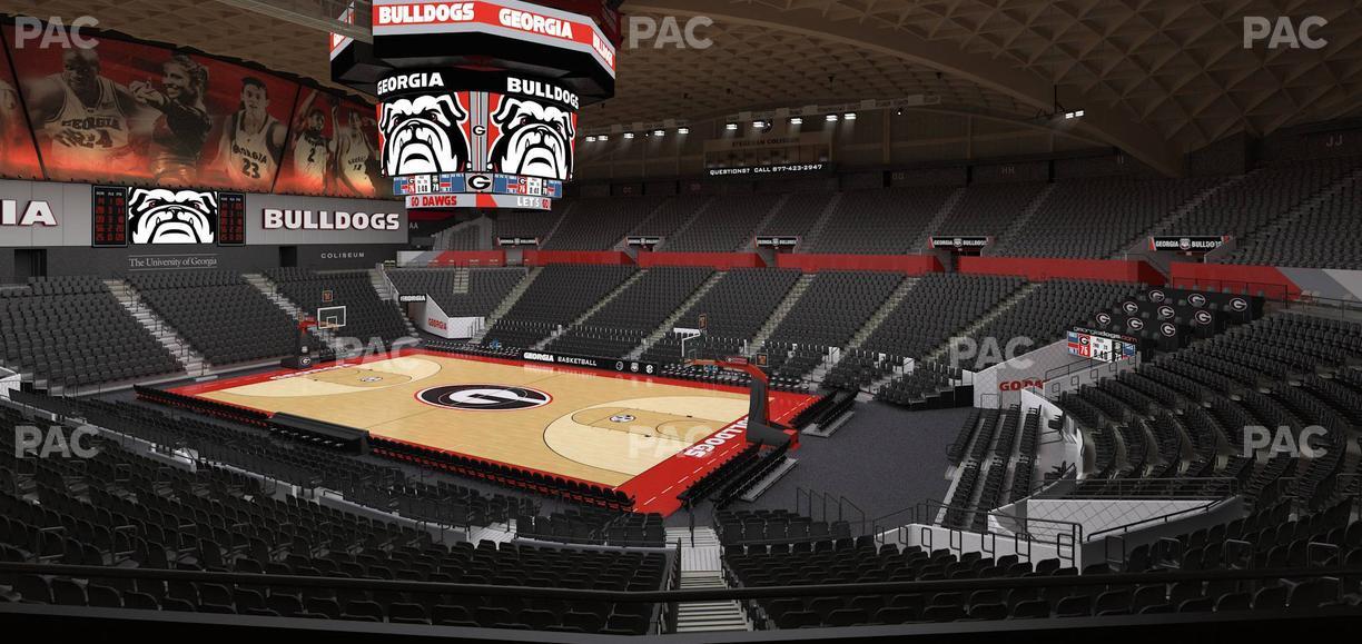 Stegeman Coliseum - Section Qq Seat View