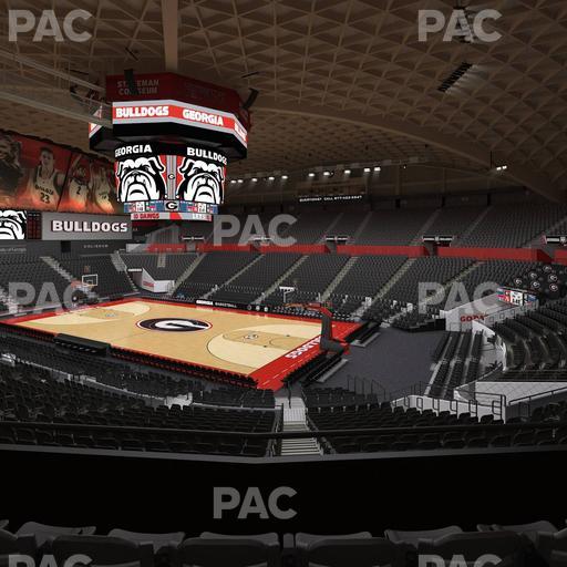 Stegeman Coliseum - Section Qq Seat View