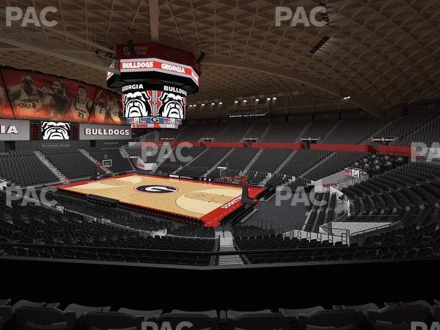 Stegeman Coliseum - Section Qq Seat View