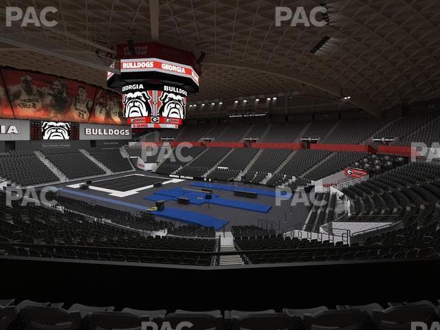 Stegeman Coliseum - Section Qq Seat View
