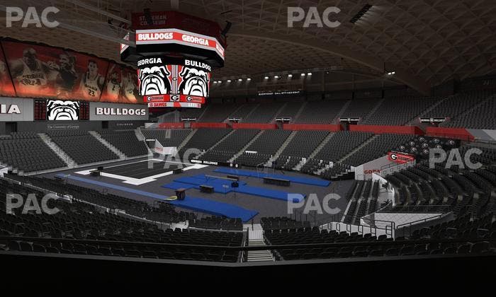 Stegeman Coliseum - Section Qq Seat View
