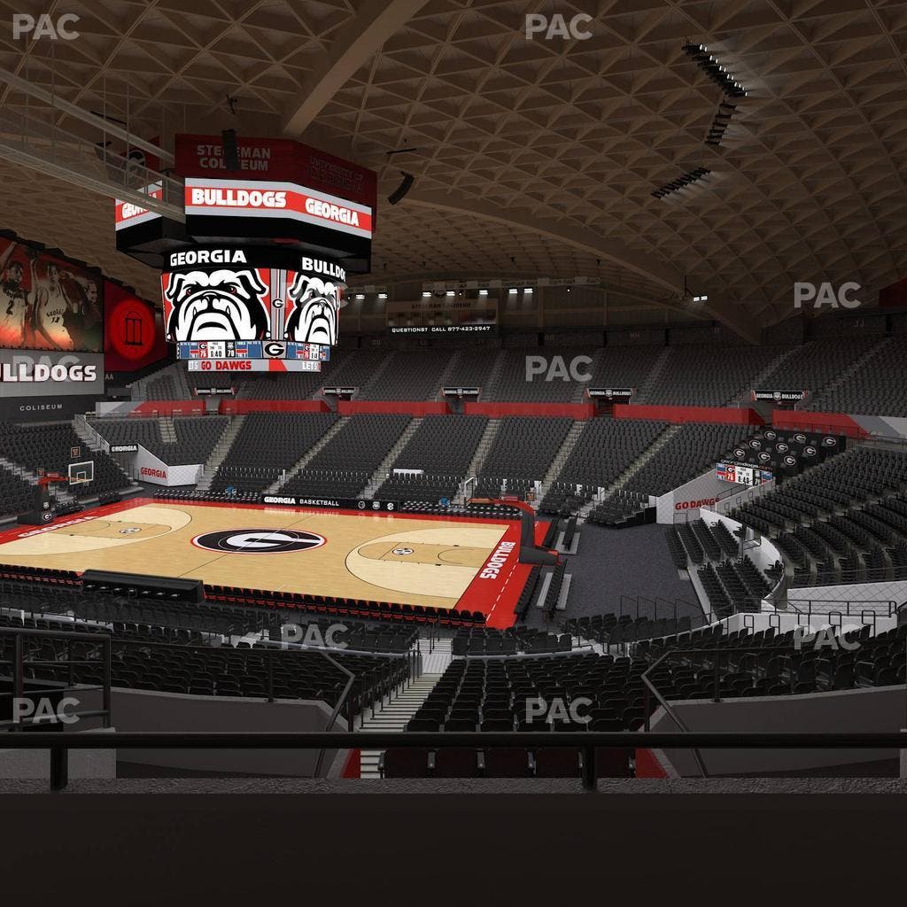 Stegeman Coliseum - Section Rr Seat View