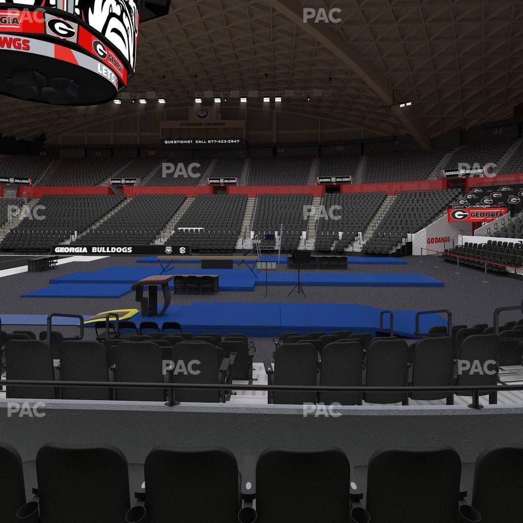Stegeman Coliseum - Section S Seat View