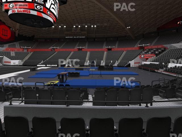 Stegeman Coliseum - Section S Seat View