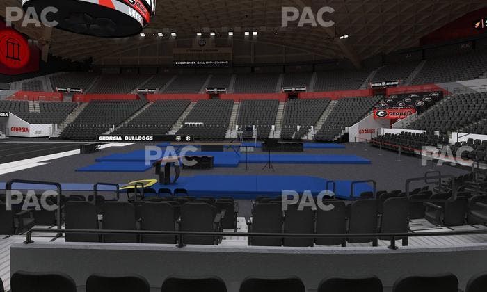 Stegeman Coliseum - Section S Seat View