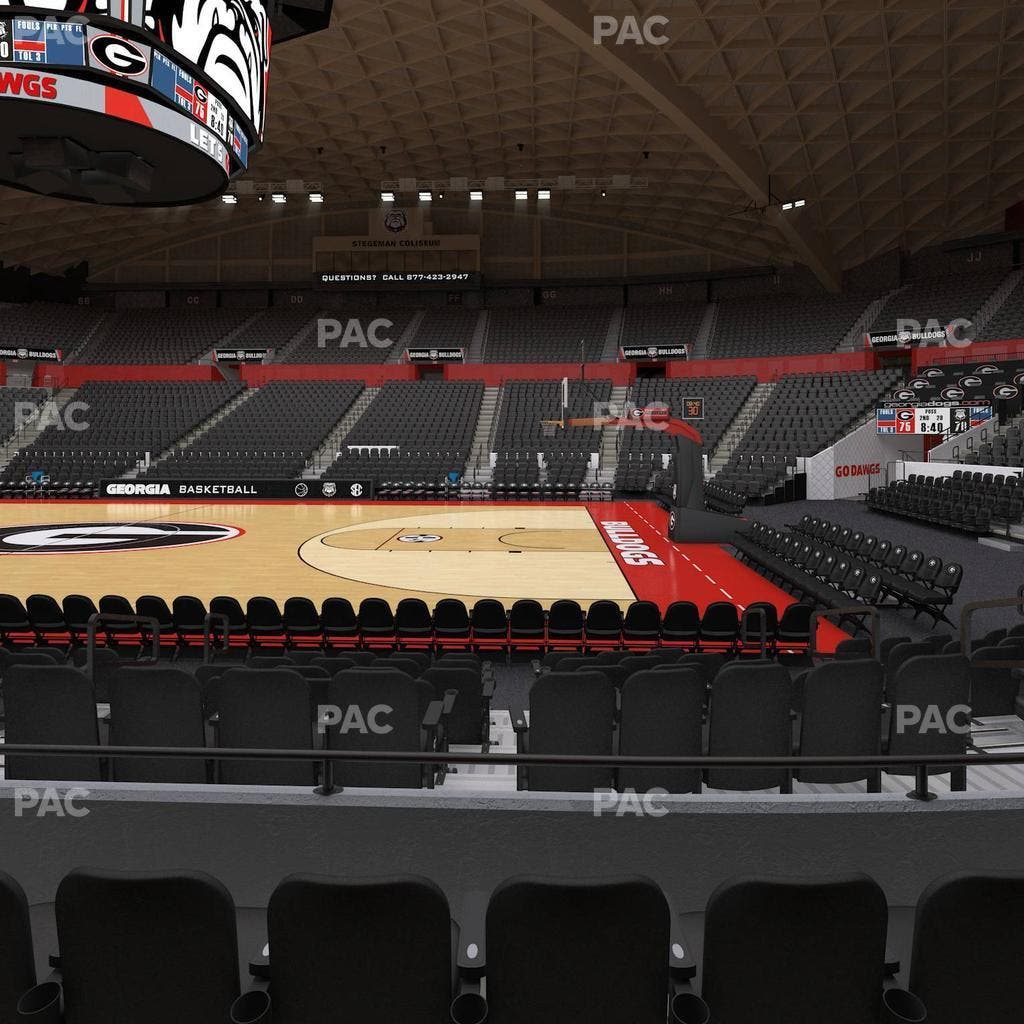 Stegeman Coliseum - Section S Seat View