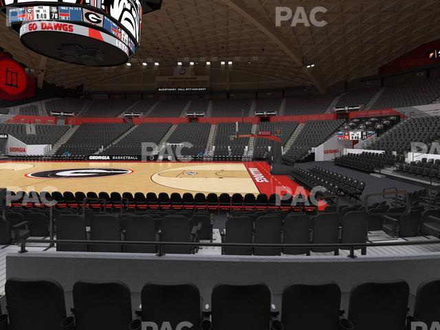 Stegeman Coliseum - Section S Seat View