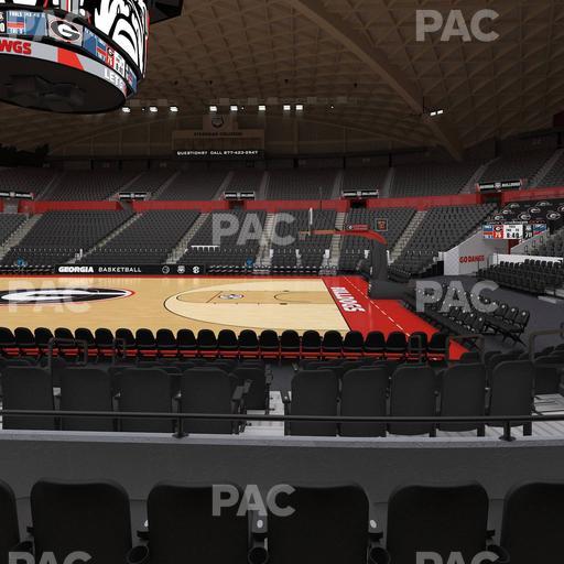 Stegeman Coliseum - Section S Seat View