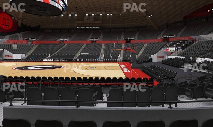 Stegeman Coliseum - Section S Seat View