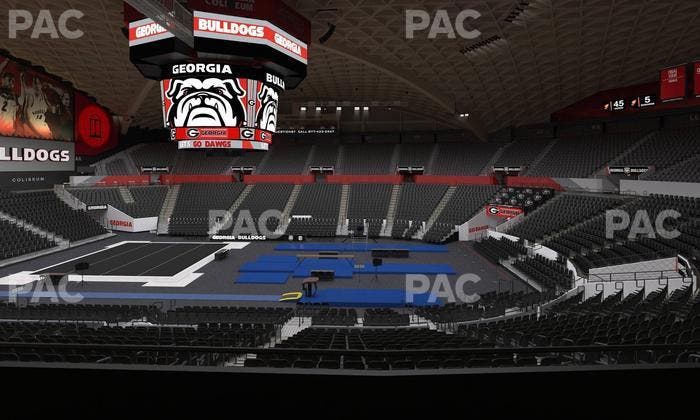 Stegeman Coliseum - Section Ss Seat View