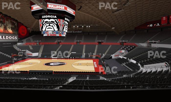 Stegeman Coliseum - Section Ss Seat View