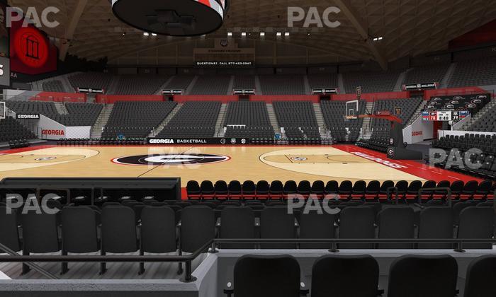 Stegeman Coliseum - Section T Seat View