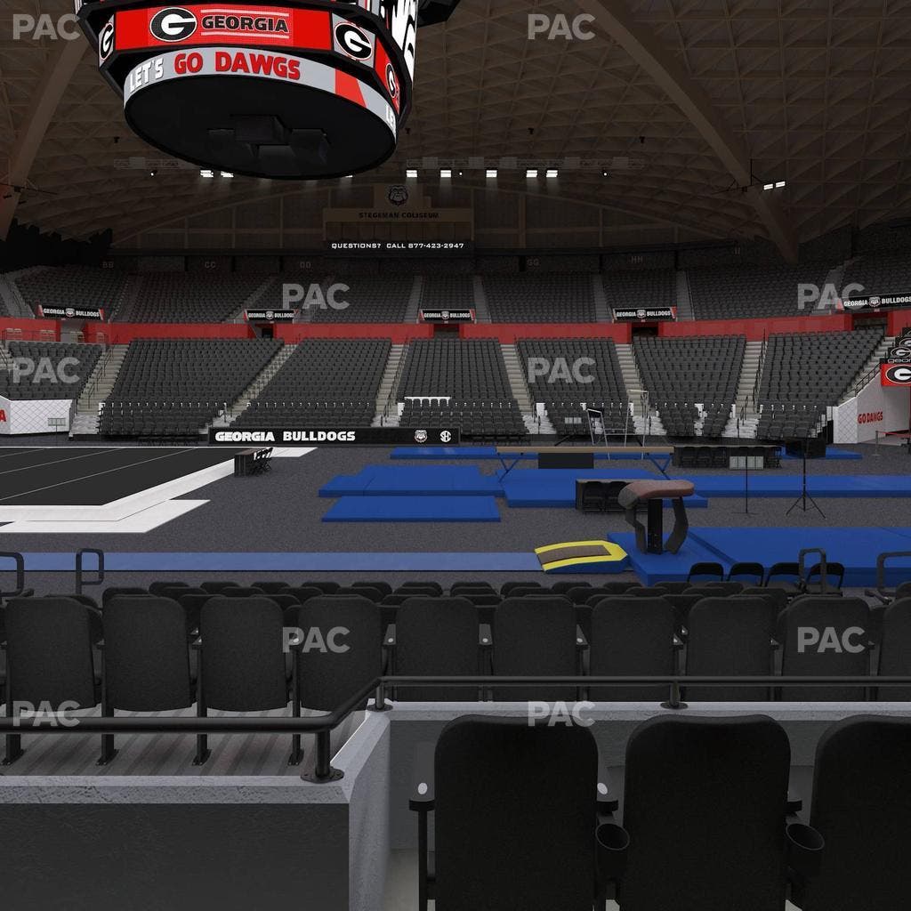 Stegeman Coliseum - Section T Seat View
