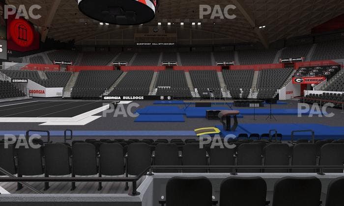 Stegeman Coliseum - Section T Seat View