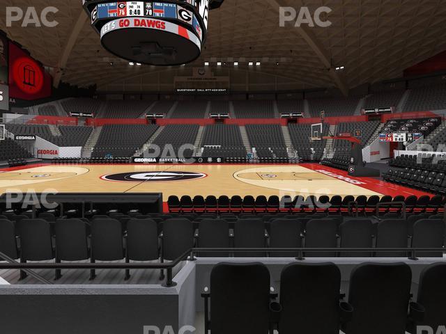 Stegeman Coliseum - Section T Seat View