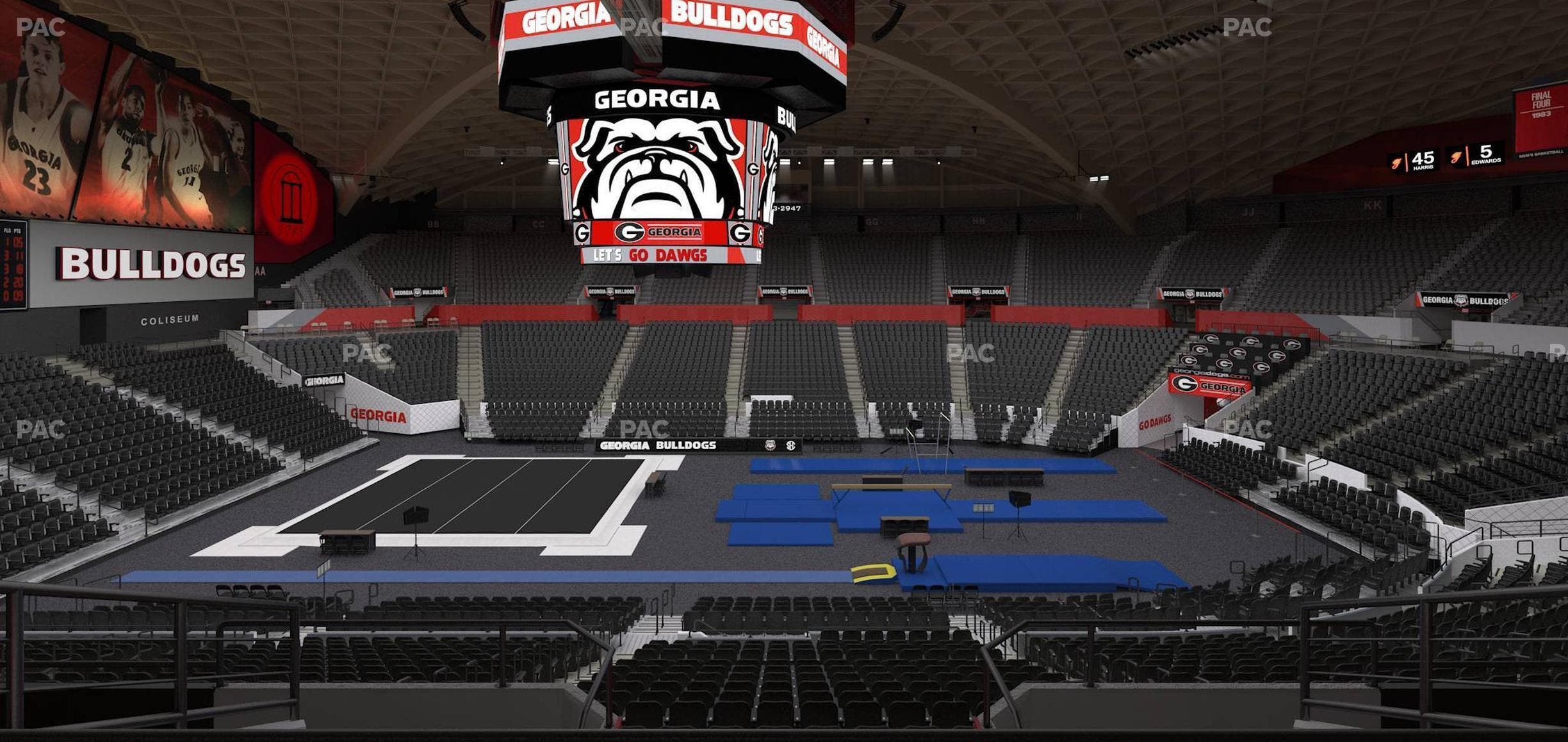 Stegeman Coliseum - Section Tt Seat View
