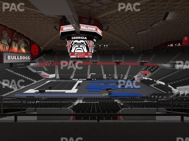 Stegeman Coliseum - Section Tt Seat View