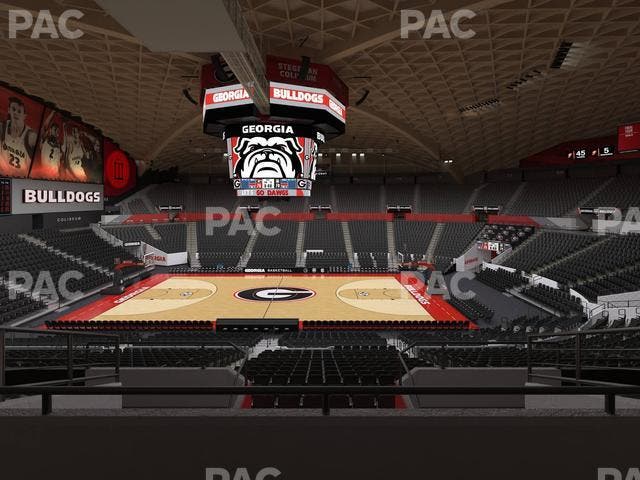 Stegeman Coliseum - Section Tt Seat View